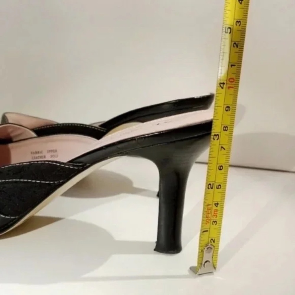 Anne Klein Signature Pattern Mules with top strap - Picture 9 of 9